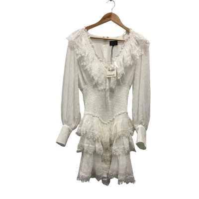 Bardot Womens  Size 10 Mini Dress White BNWT$199
