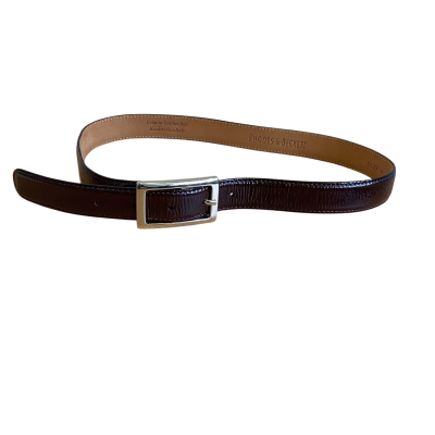Rhodes & Beckett Women's Size 4 Leather Belt Brown 