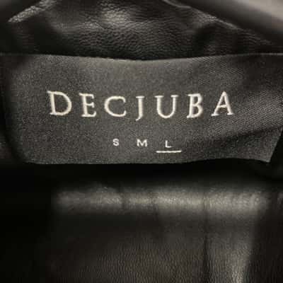 Decjuba Womens  Size L Windbreaker Black  