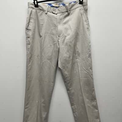 Gazman Mens Size 34 Dress Pants Beige 