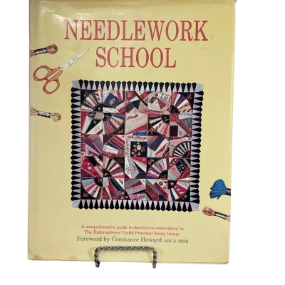 Needlework School book on Embroidery 