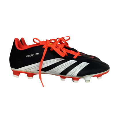 Adidas Predator Mens football cleats Size UK8.5/US9 Black  / Orange / White 