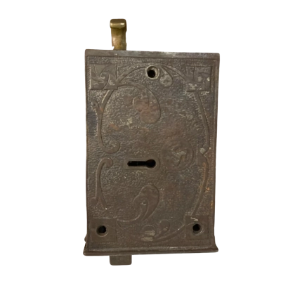 Antique Cast Iron Rim Lock 