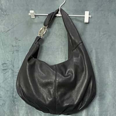 Oroton Womens Black  Leather Handbag 