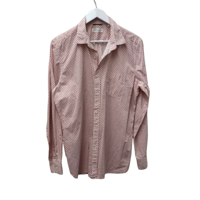 Trenery Womens  Size M Long Sleeve Shirt Checked 100% Cotton