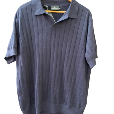Rodd & Gunn Polo Mirror Lakes Frey's Crescent Knit Midnight Size XL BNWT