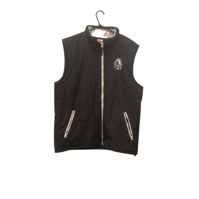 Men’s AFL Collingwood Magpies Size XL Puffer / Vest Black  / White 