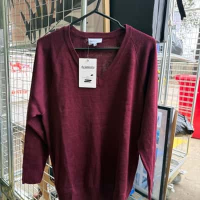 Academy Kids Acrylic Burgundy Pullover Size 20