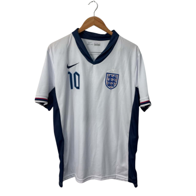 Nike England  Bellingham Size M Navy Blue / White shirt 