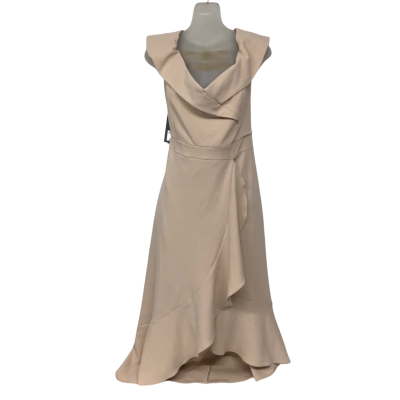 Liz Jordan Womens  Size 14 Bridesmaid Dress / Cocktail Dress / Formal Dress / Off The Shoulder Dress Nude / Other 