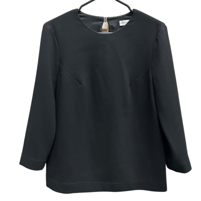 Scanlan & Theodore Womens Size S/M Long Sleeve Top Black  