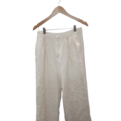 Dissh Womens  Size 10 Ankle Length Pants Beige / Off White 