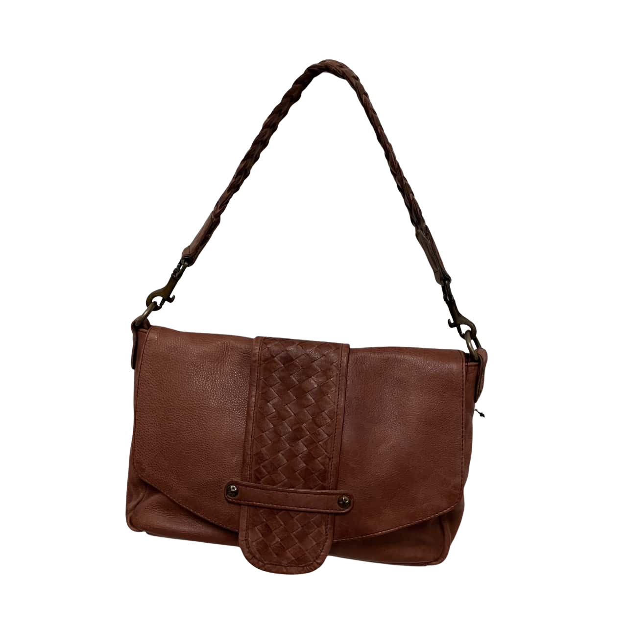 Cadelle Womens Leather Handbag Brown (s) - Used Very Good | Salvos Stores