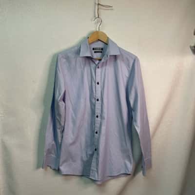 Connor Mens  Size S Business Shirt Blue 