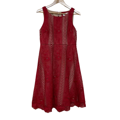 Anthropologie Red Dress - Size UK 10 