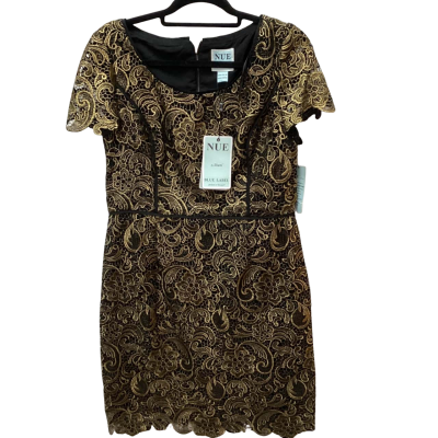 Nue by Shane  Womens  Size 14 Formal Dress Black  / Gold (b)