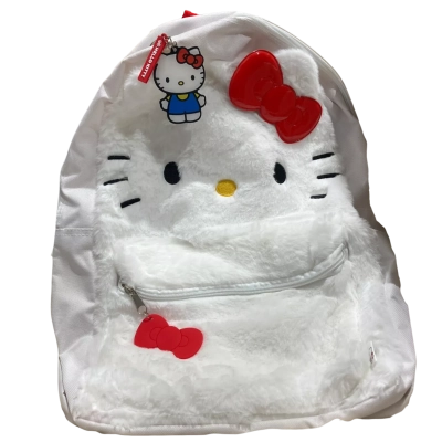  Hello Kitty Kids Backpack White 