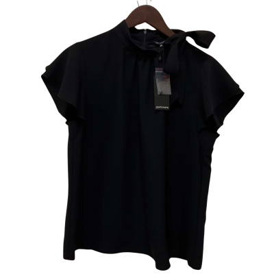 Portmans Short Sleeve Black Top Size 12 BNWT