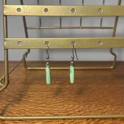 925 stamped citron earrings 