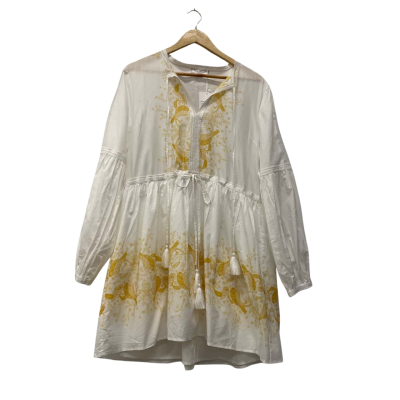 Belle & Bloom Womens  Size L Long Sleeve Dress Off White 