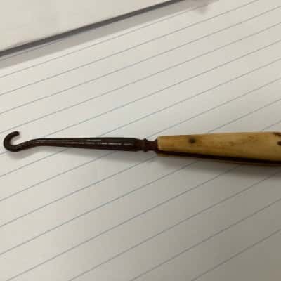 Vintage Bone Handled Button Hook