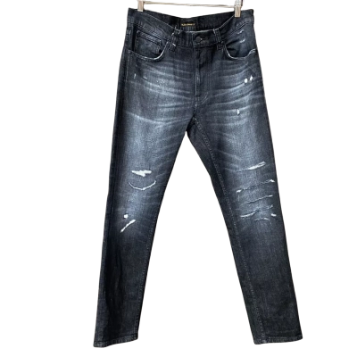 Nudie Jeans Mens Size 31 Black 'Lean Dean' Jeans 