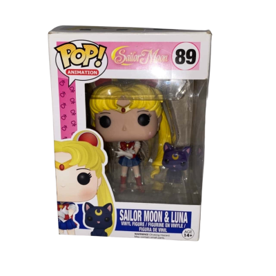 Pop FUNKO Sailor Moon & Luna No. 89 (Damaged Box)