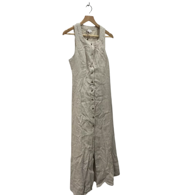 AERE Womens  Size 8 Midi Dress  Button Down 