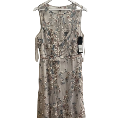 Phase Eight Women's dress  Size 10 Sleeveless Dress  Beige / Floral 