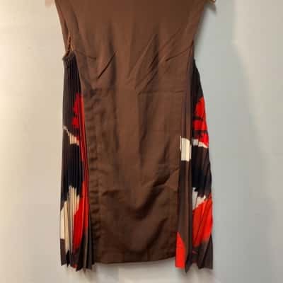 Saturday Club Womens  Size M Black  / Brown / Burnt Orange / Cream 