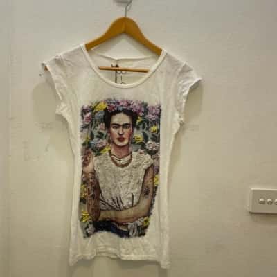 Bisibiglio Women's Size S Short Sleeve Top Off White 