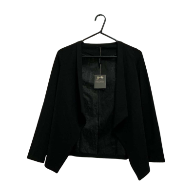 Fracomina Womens  Size XS Open Jacket Black  