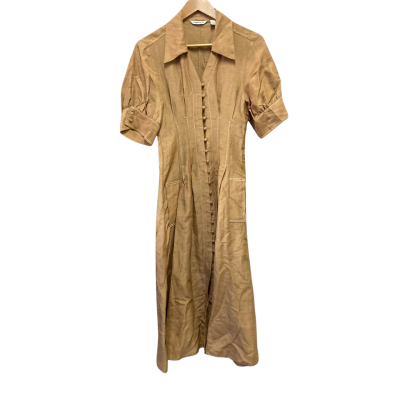 Country Road Womens  Size 6 Short Sleeve Dress  Brown 