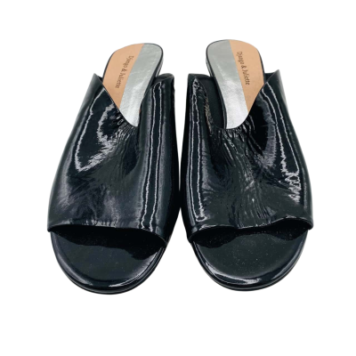 BNWT Django & Juliette  Womens  Size 42 Black  with Silver  Heel.     OLA