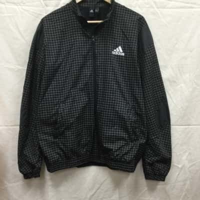 Adidas Unisex Size M Black Lightweight Coat