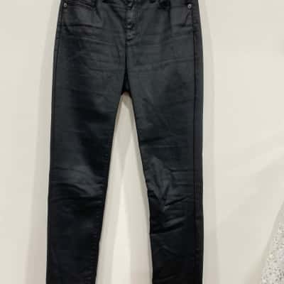 Country Road Womens  Size 8 Skinny Jeans / Straight Leg Jeans / Stretch Jeans Black  