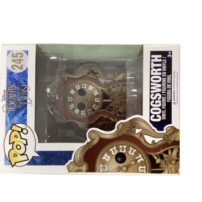 Vaulted Funko Pop! Disney Cogsworth #245 – Beauty & The Beast (Live Action)
