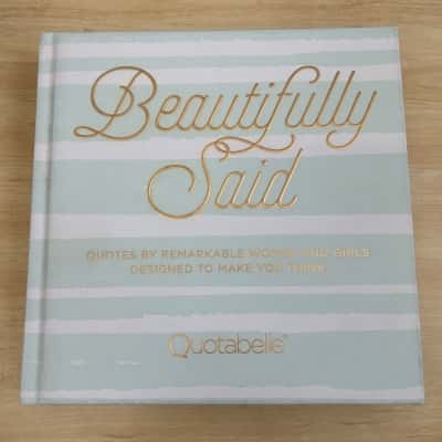 Beautifully said, Quotabelle