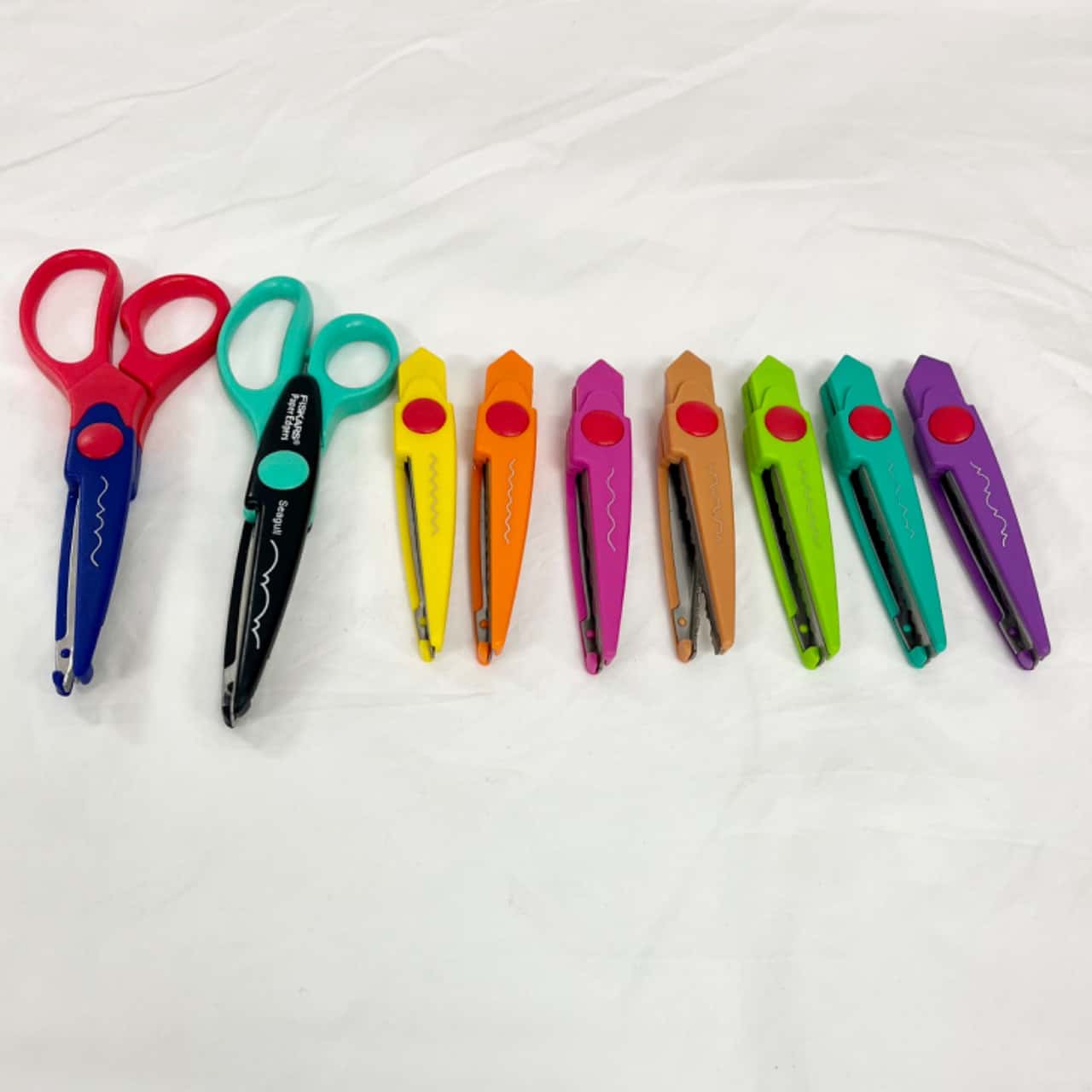 Craft Paper scissors x 9