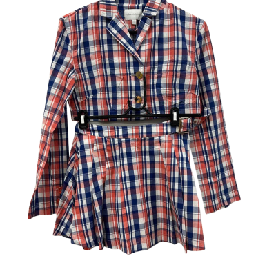 CUTE ALICE MC CALL CHECKED SKIRT SUIT. SIZE 8