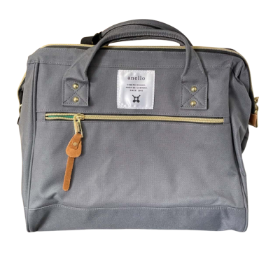 Anello Japan Womens Shoulder Top Handle Bag Grey 