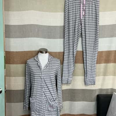 Peter Alexander Womens  Size S Pyjamas Grey / Striped / White 