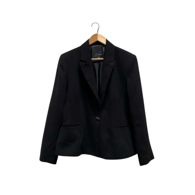 Liz Jordan Womens Size 16 Black Blazer