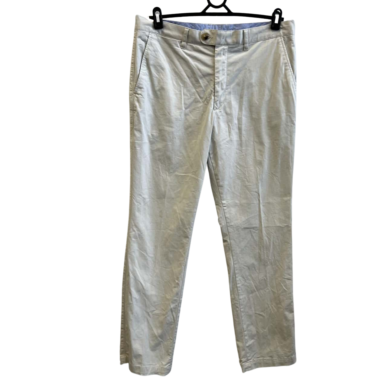 Gazman Mens Size 34 Regular Fit Chino Pant Ivory (s)