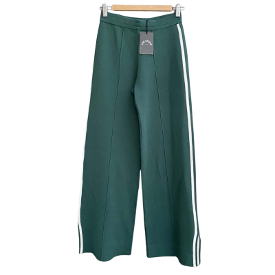 The Upside Womens Les Border Freya Knit Pants Size S Green / Striped 