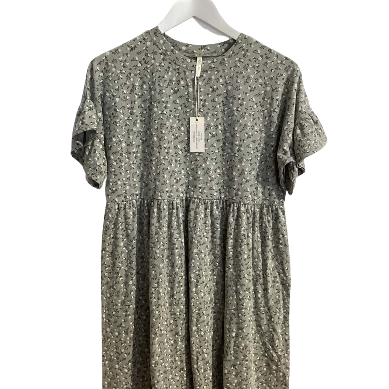 Rylee + Cru Gretta Babydoll Dress - Leopard main image 1