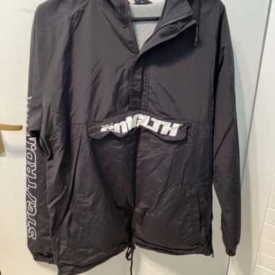  Goliath Mens  Size M Hood Jacket Black  / White 