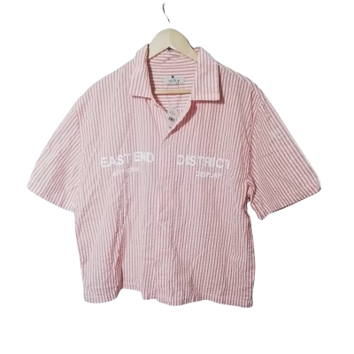 Cotton On Womens Size S Button Up Top Striped 