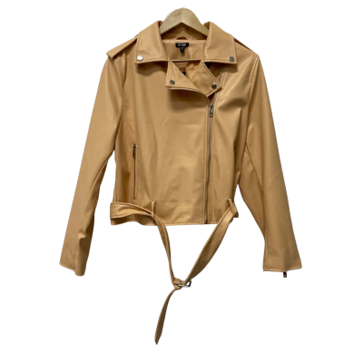 Emerge Womens  Size 16 Biker Jacket Coral 