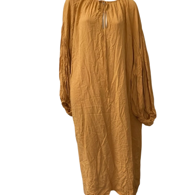 Fate & Becker Mustard   Size 12 Long Sleeve Dress Mustard 